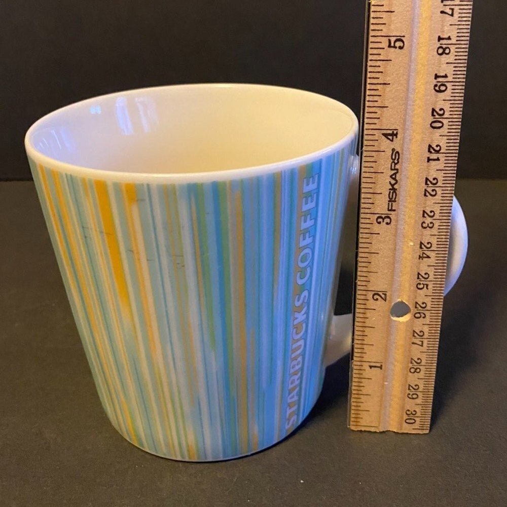 Starbucks Vintage 2005 Vertical Striped Coffee Mug - Picture 7 of 7